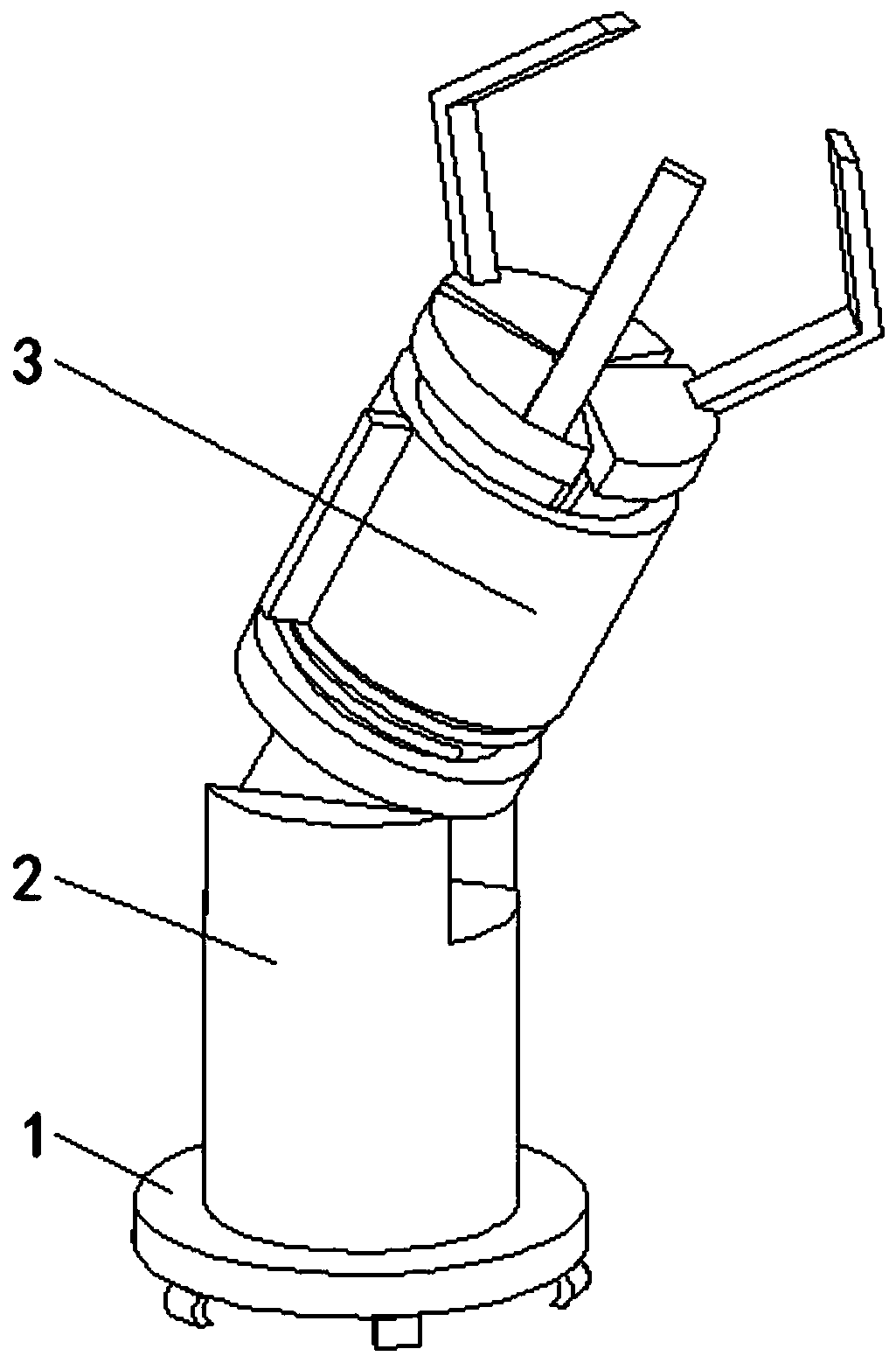 Industrial carrying robot and anti-collision mechanism thereof