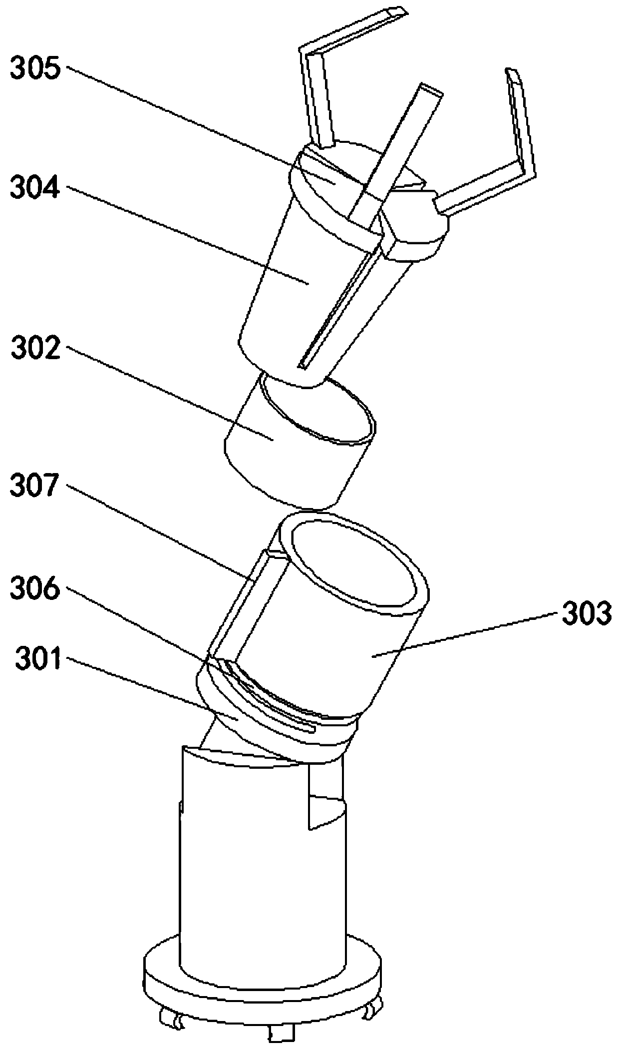 Industrial carrying robot and anti-collision mechanism thereof