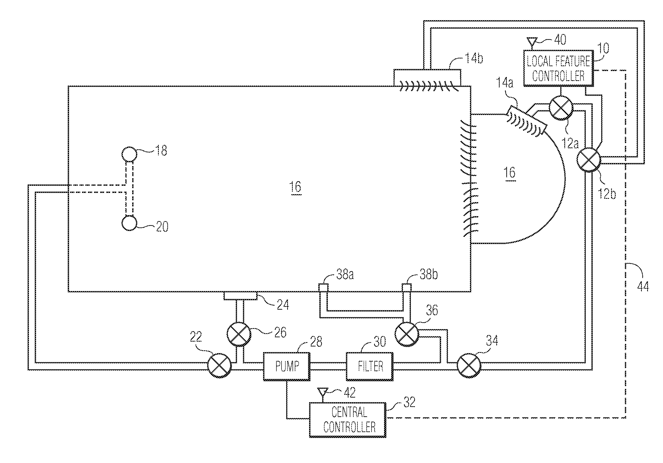Local Feature Controller For Pool and Spa Equipment