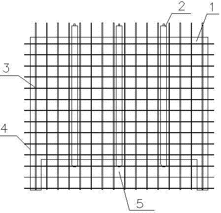 Concrete prefabricated wall body and vertical pouring hole remaining method thereof