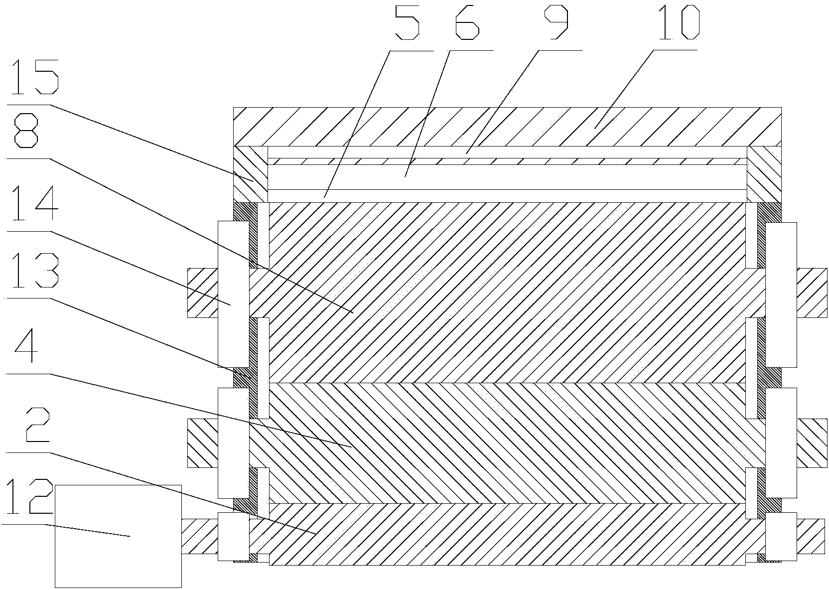 Rolling mechanism used in magnetic levitation superconductivity rolling mill