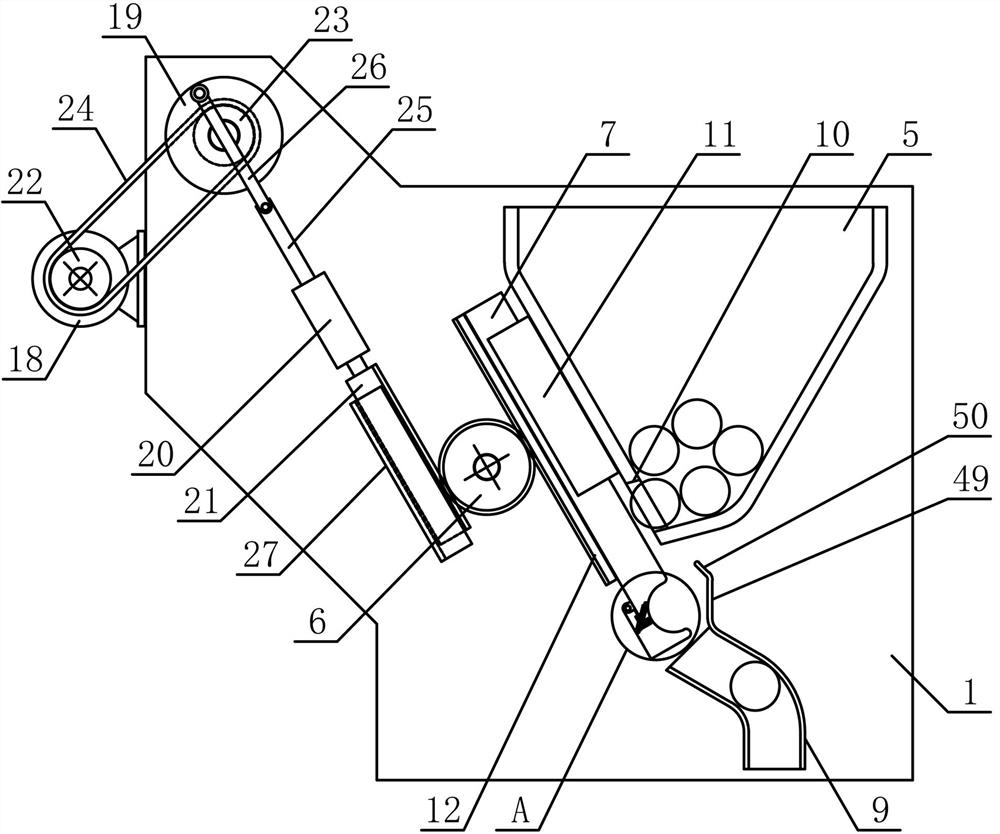 Pipe branching conveying device