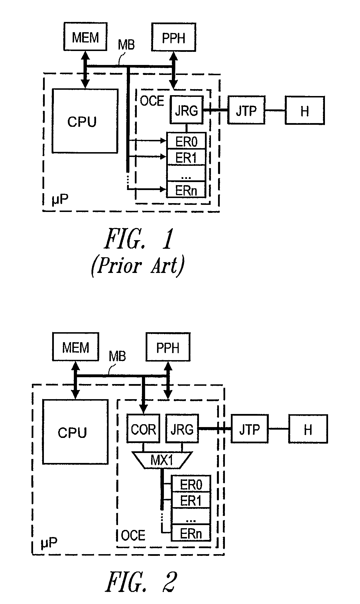 Processor comprising an integrated debugging interface controlled by the processing unit of the processor