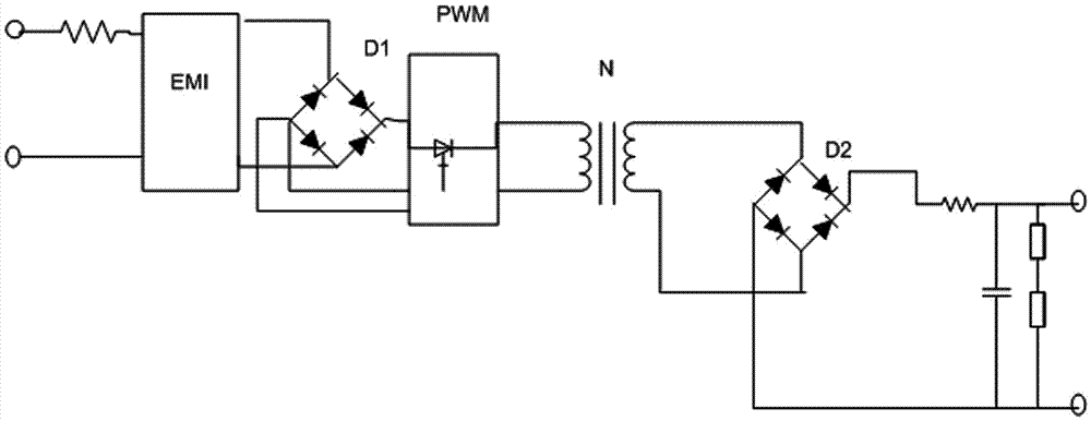 UC3875-based switching power supply of phase-shift full-control inverter bridge