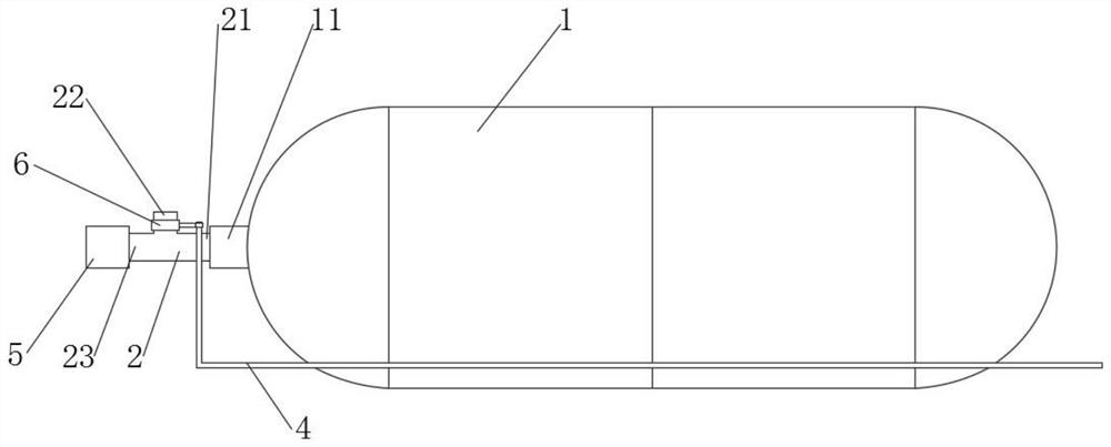 Automatic air leakage device and automatic air leakage method for full-area temperature sensing of bottle body