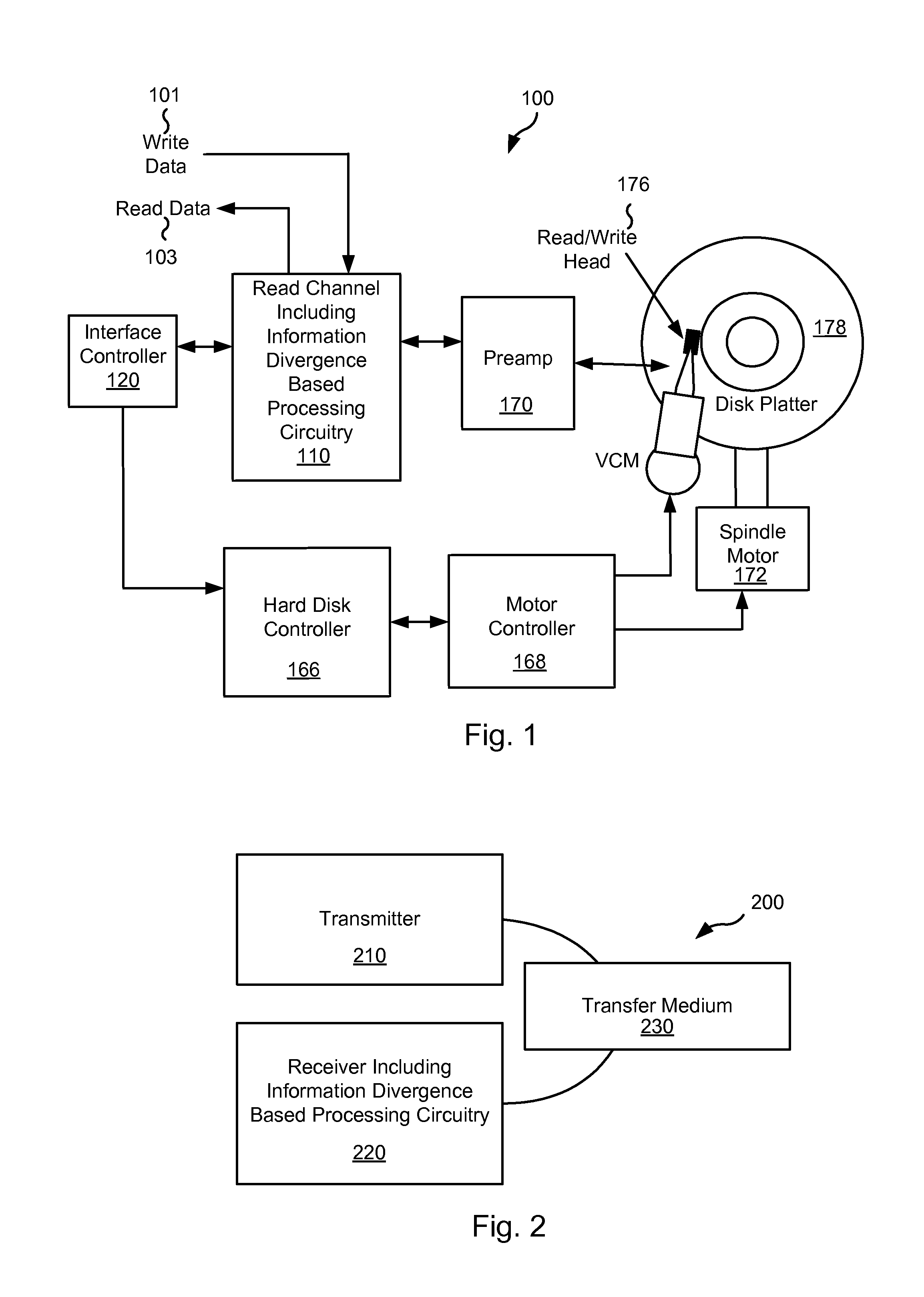 Systems and Methods for Information Divergence Based Data Processing
