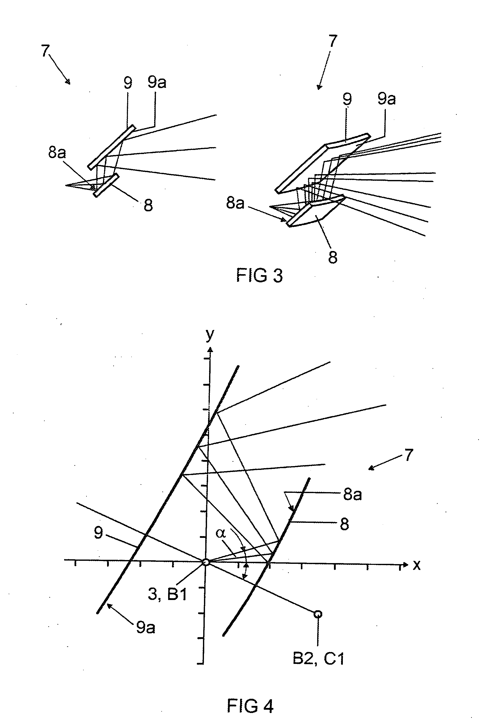 Projector for projecting an image and corresponding method