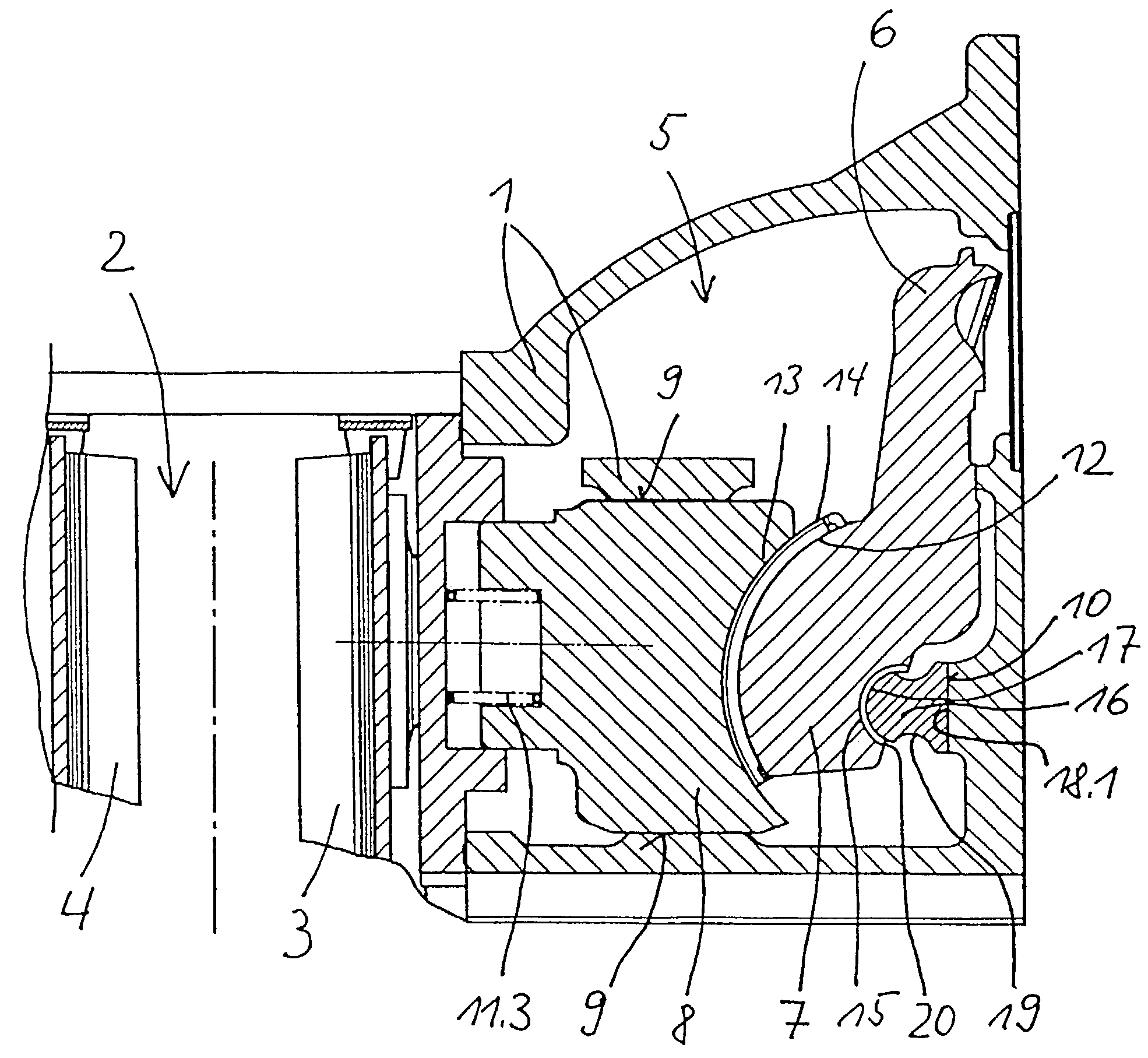 Application device for a disk brake