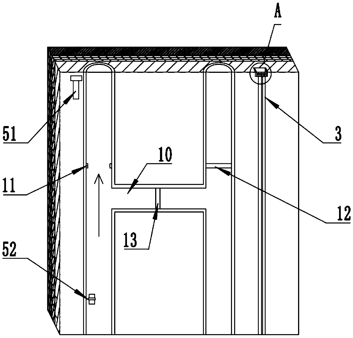 Assembled steel structure intelligent wall