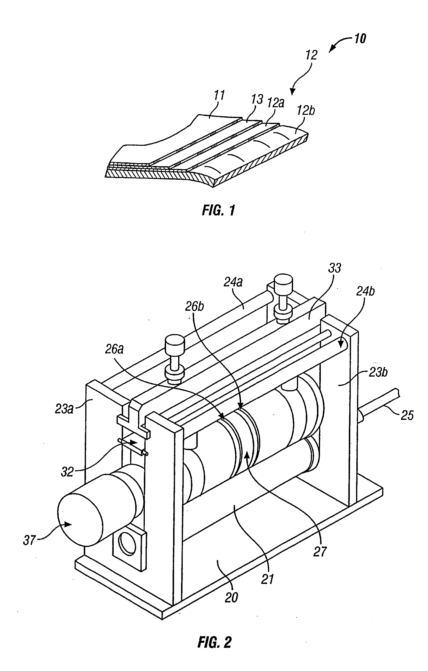 Apparatus for producing scored lines in a film