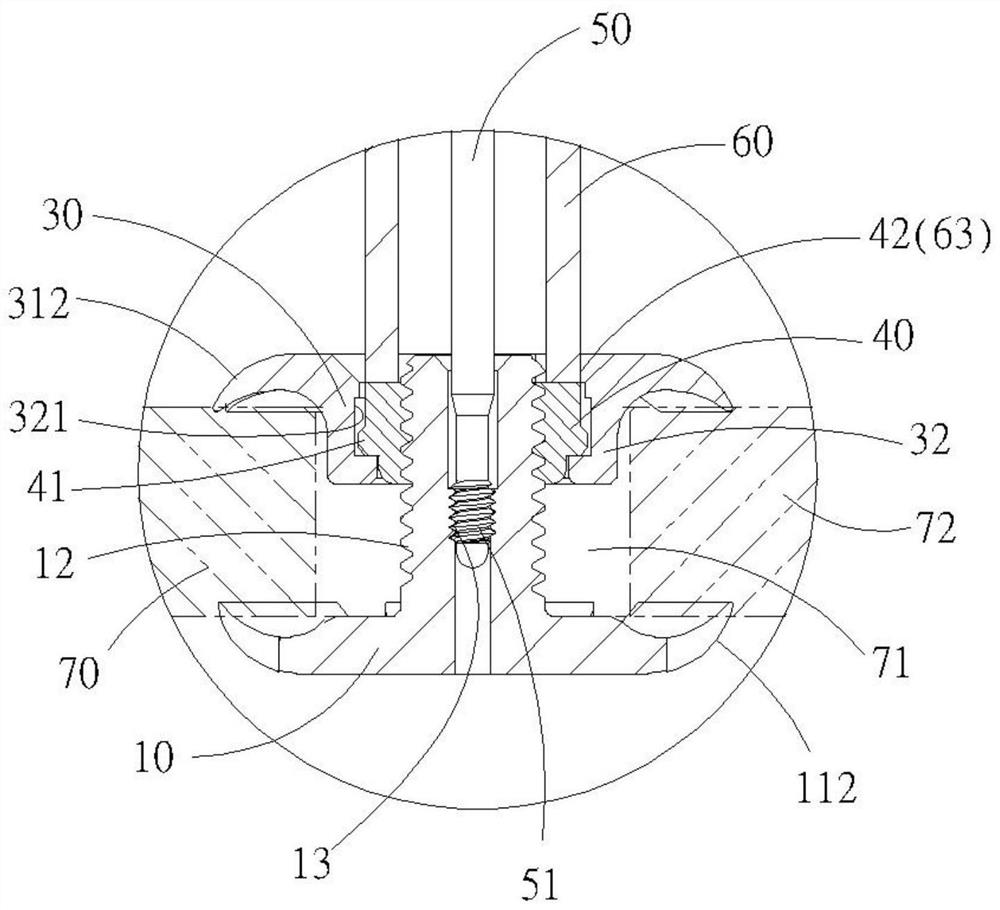 Cranium fixation device and its surgical tools