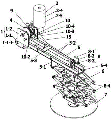 Top pressing mechanism of winding machine