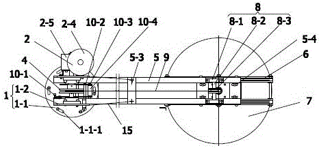 Top pressing mechanism of winding machine