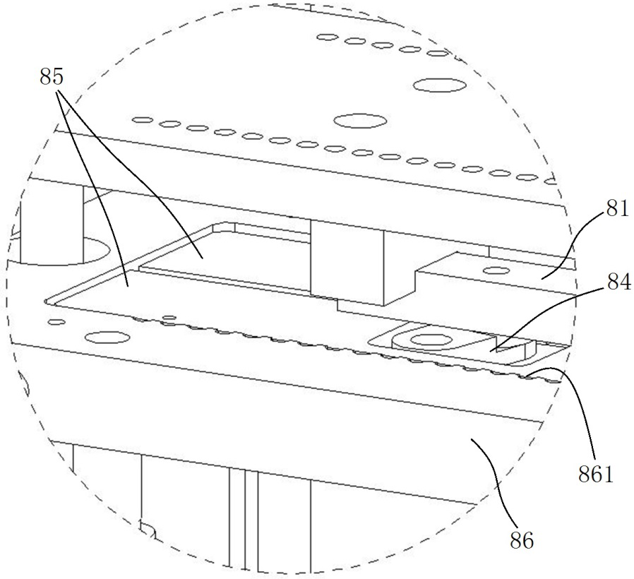 Rod clamping mechanism for efficient rod changing and wire drawing feeding device