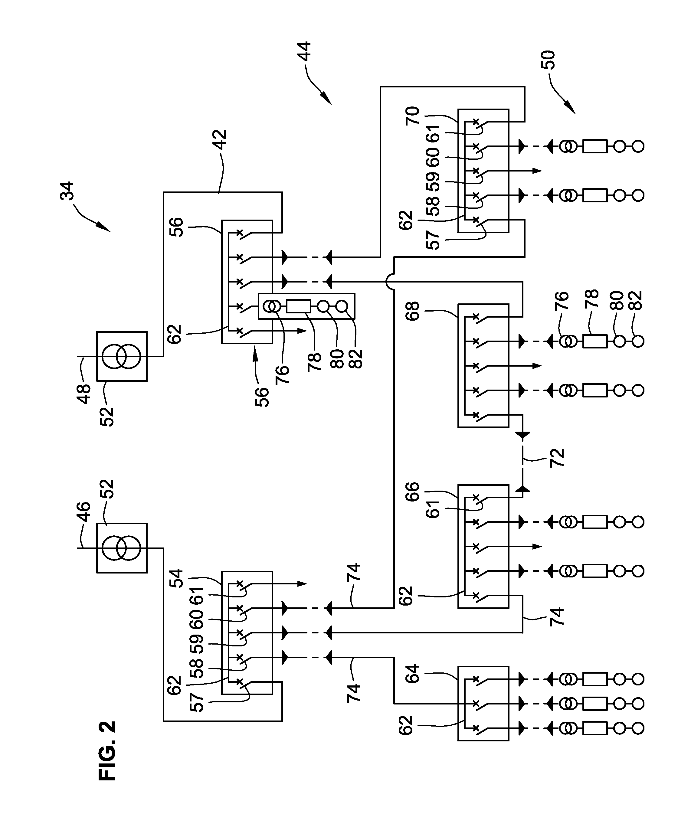 Subsea Electrical Distribution System Having a Modular Subsea Circuit Breaker and Method for Assembling Same