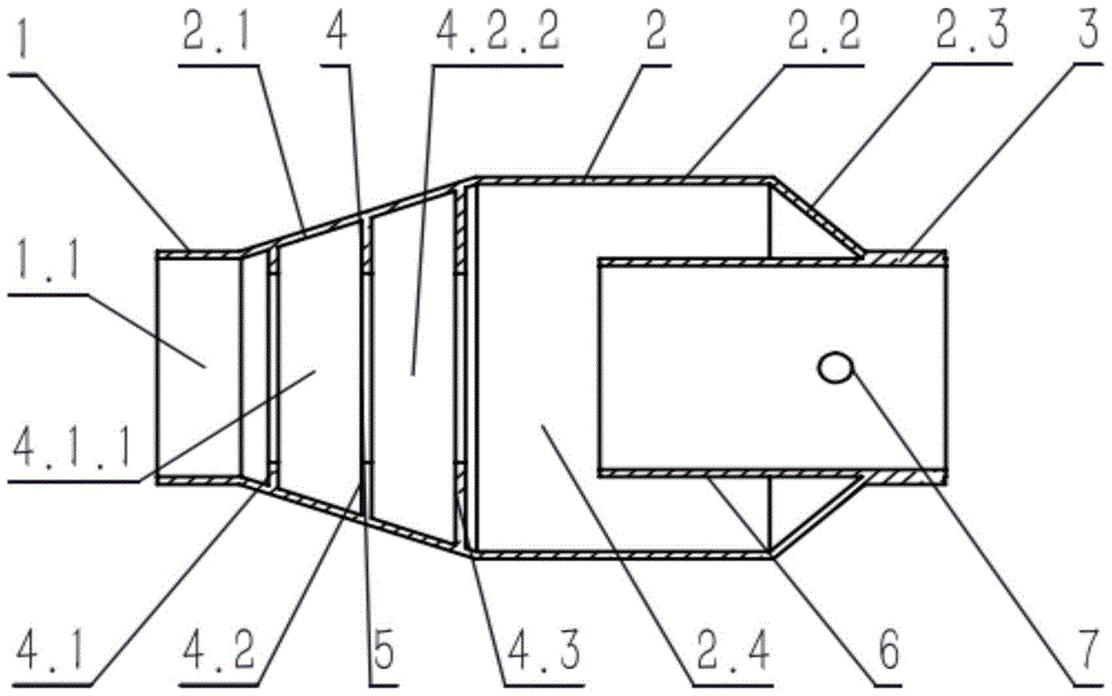 An exhaust muffler for a screw unit