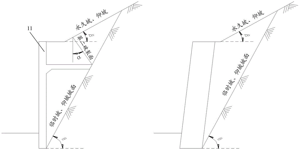 Vertex-aligning buttress balancing plate type cutting supporting block device