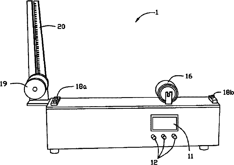 Peel test roller and its method of rolling tape