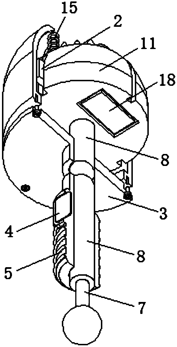 Cap-shaped blunt stripper special for gastrointestinal endoscope