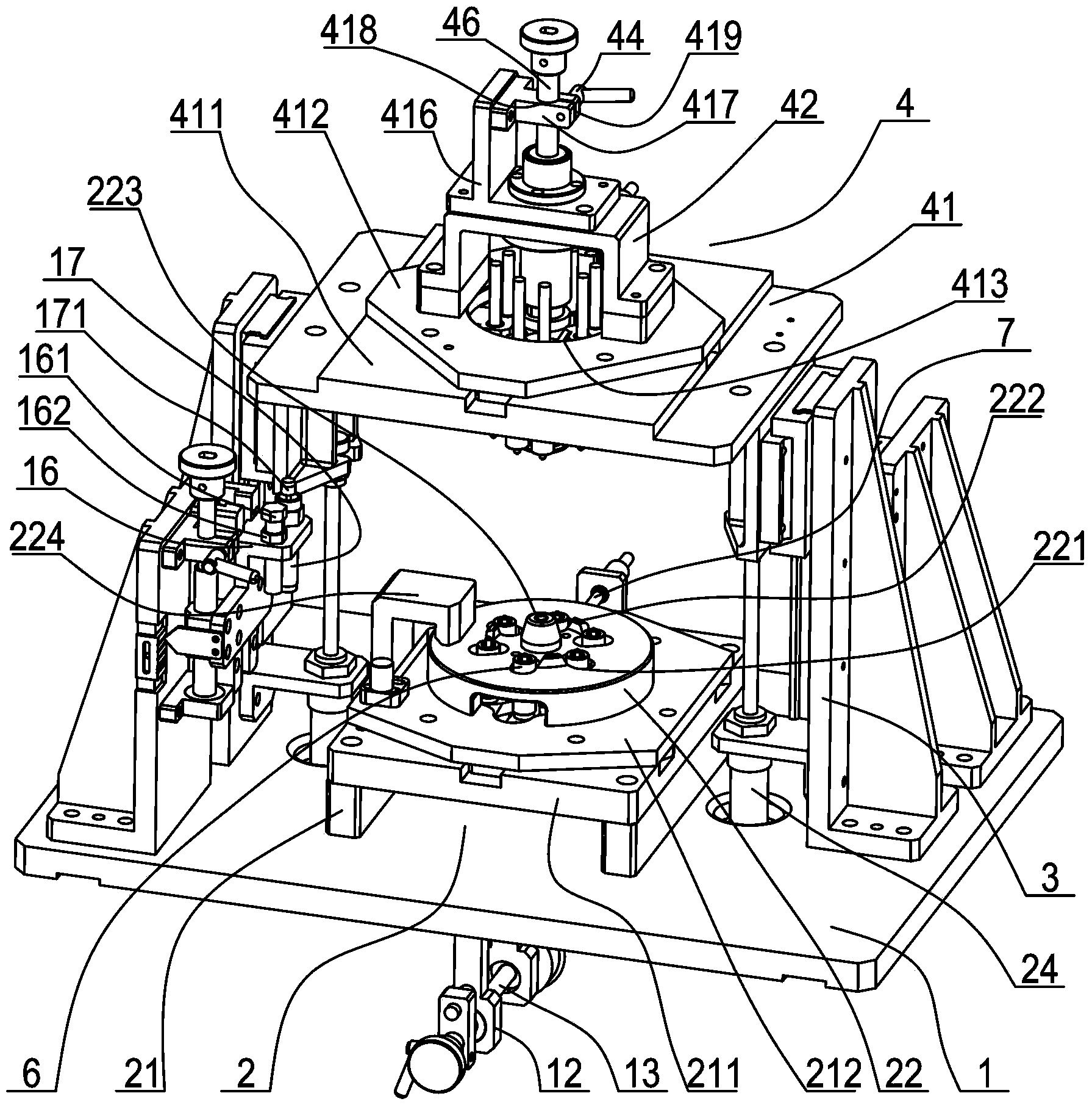 Flatness and parallelism measurement device and flatness and parallelism measurement method