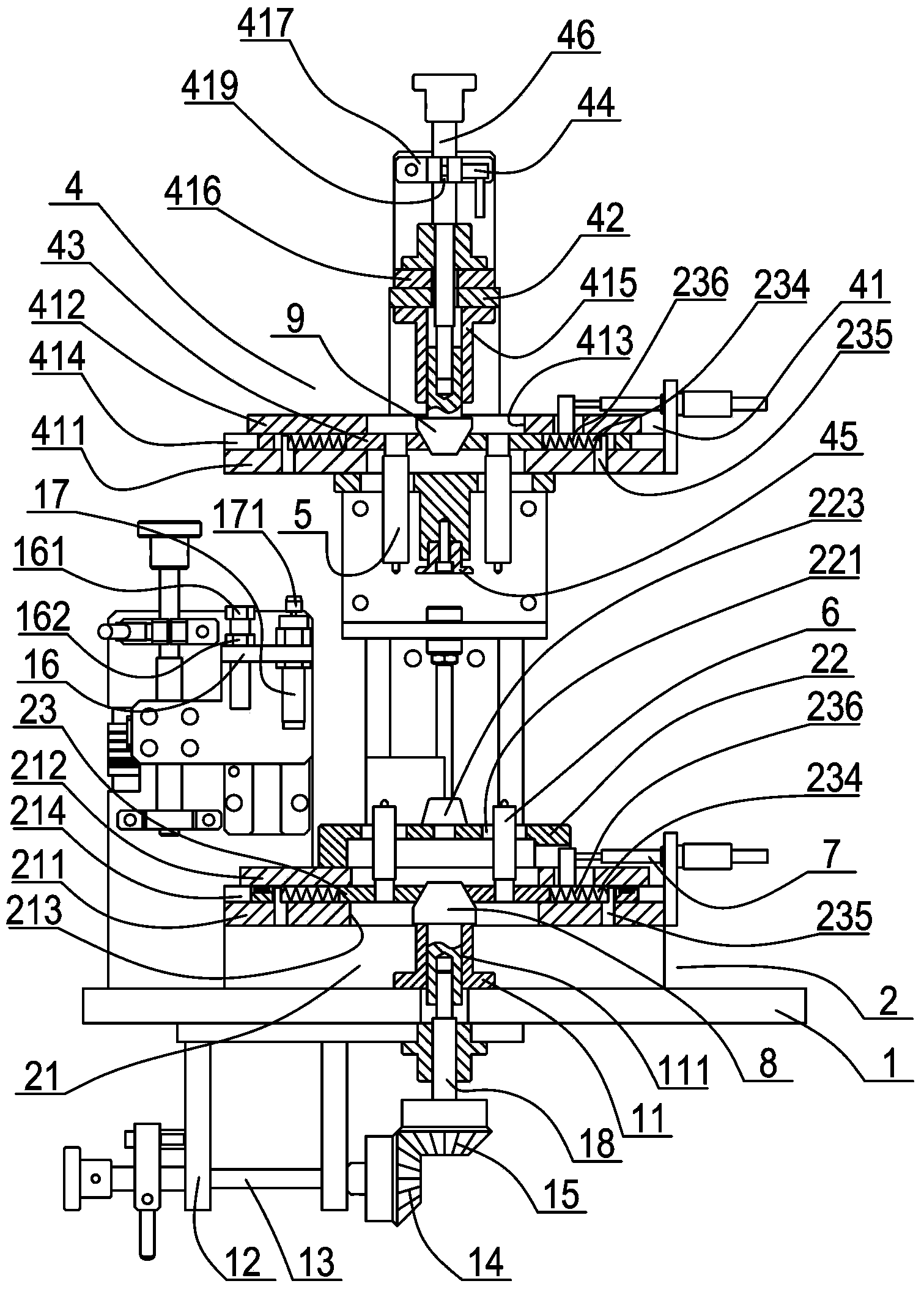 Flatness and parallelism measurement device and flatness and parallelism measurement method