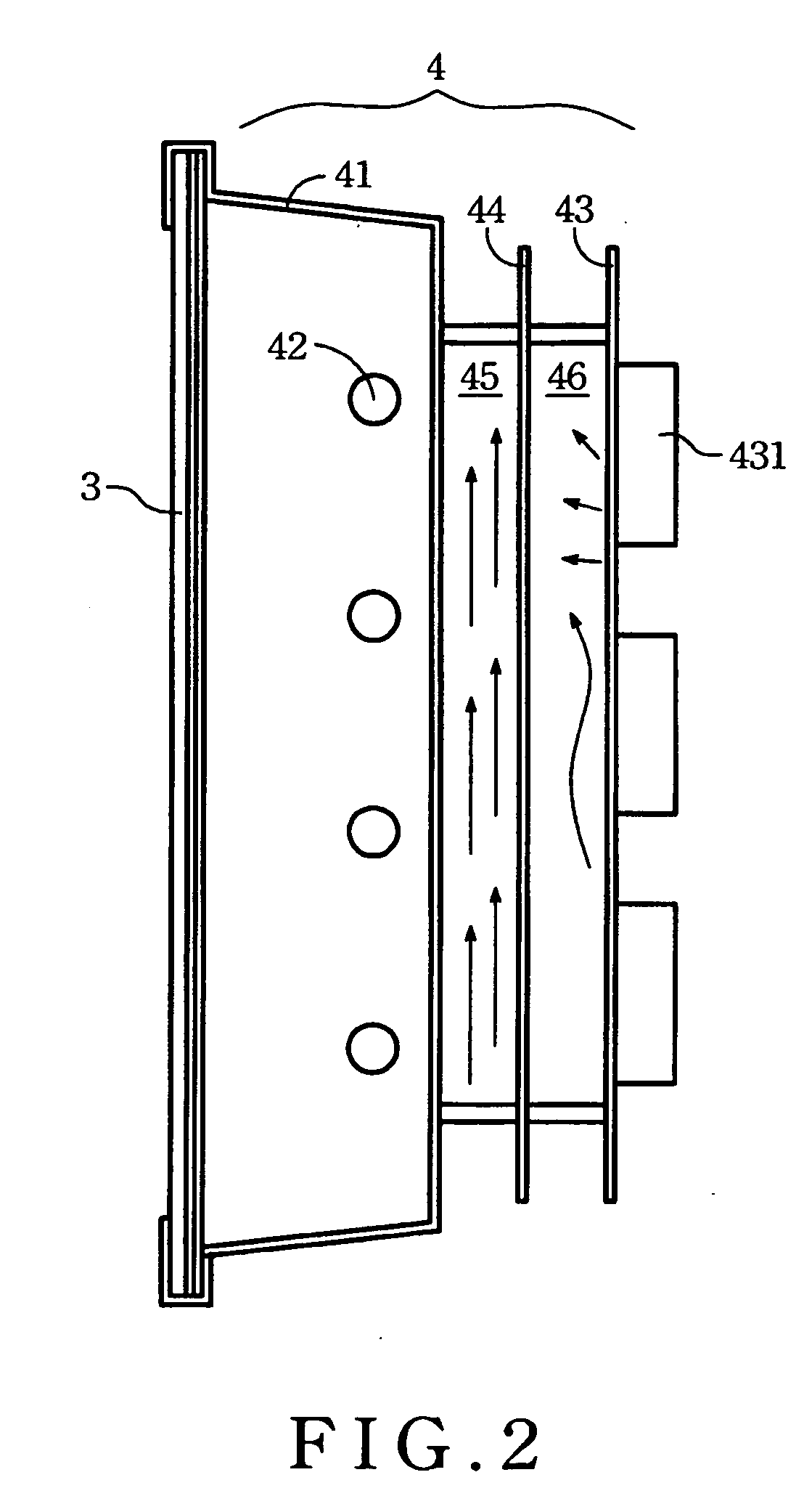 Direct type backlight module