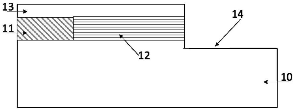 Communication optical amplifier and photodiode detector integrated element and preparation method thereof