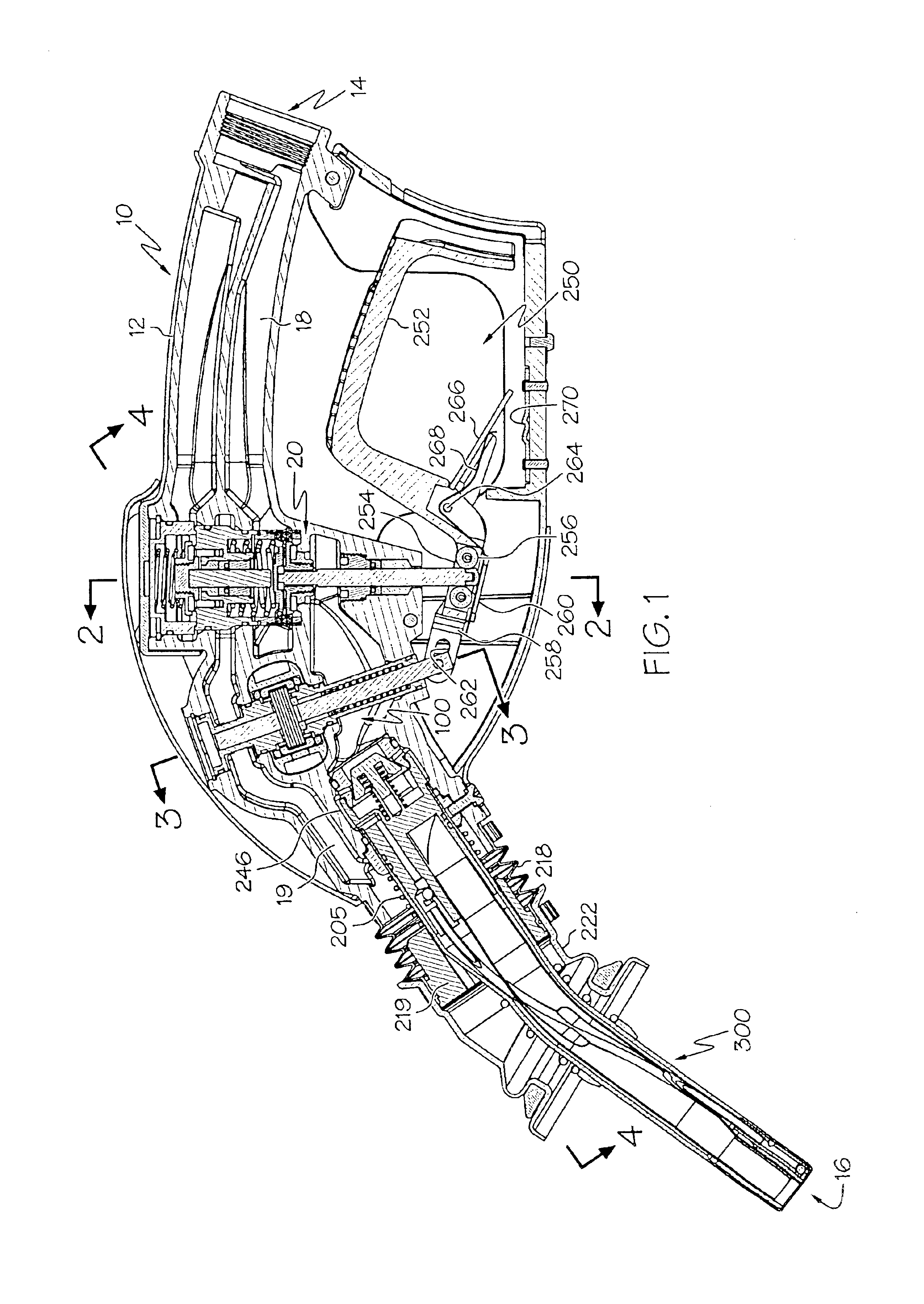 Nozzle including first and second lever portions