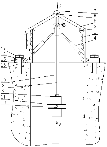 Underground water monitoring device