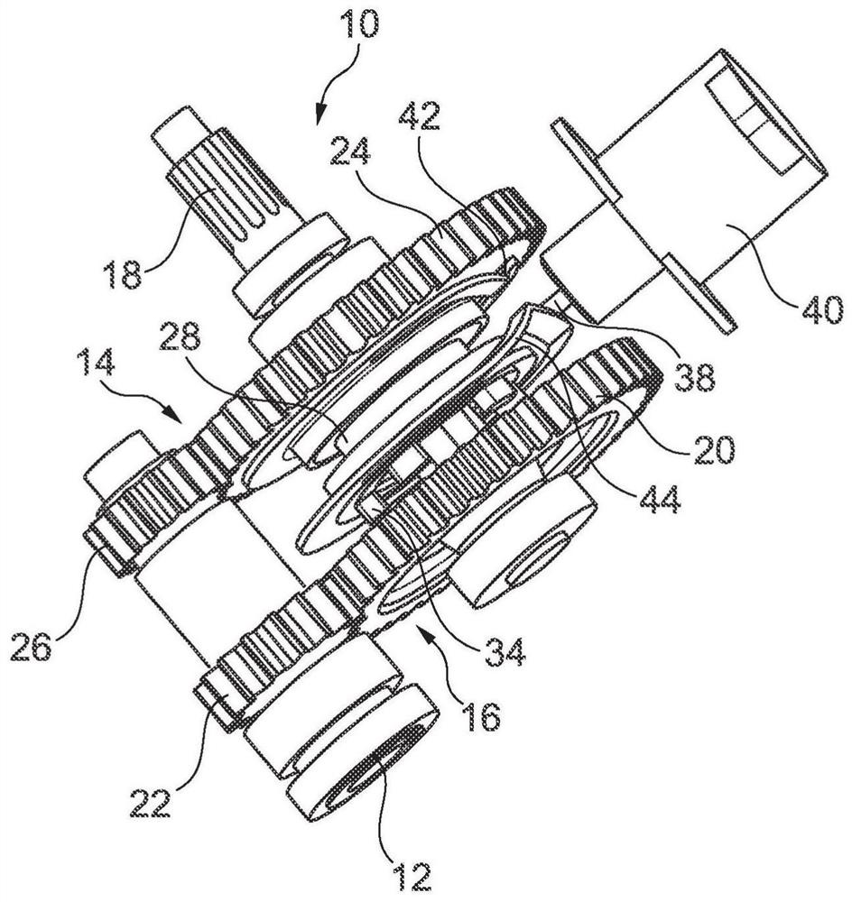 Two-speed transmission for an electrically driven motor vehicle