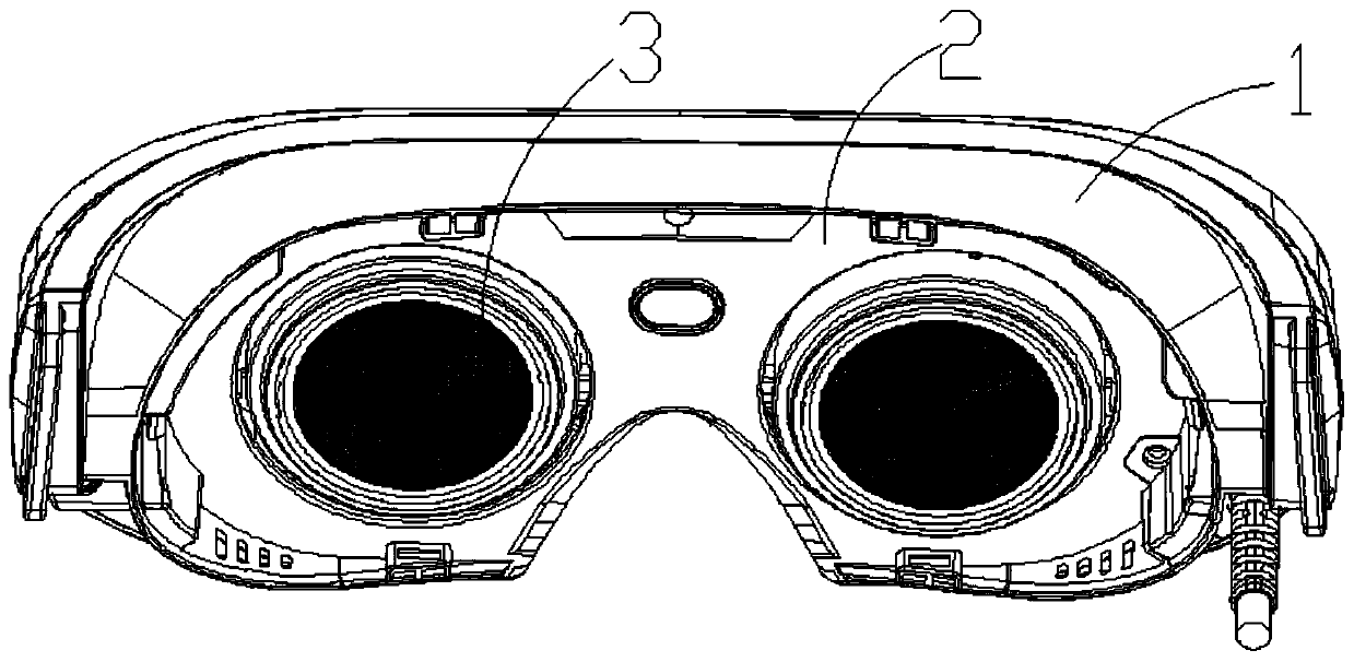 VR glasses with eyeshade