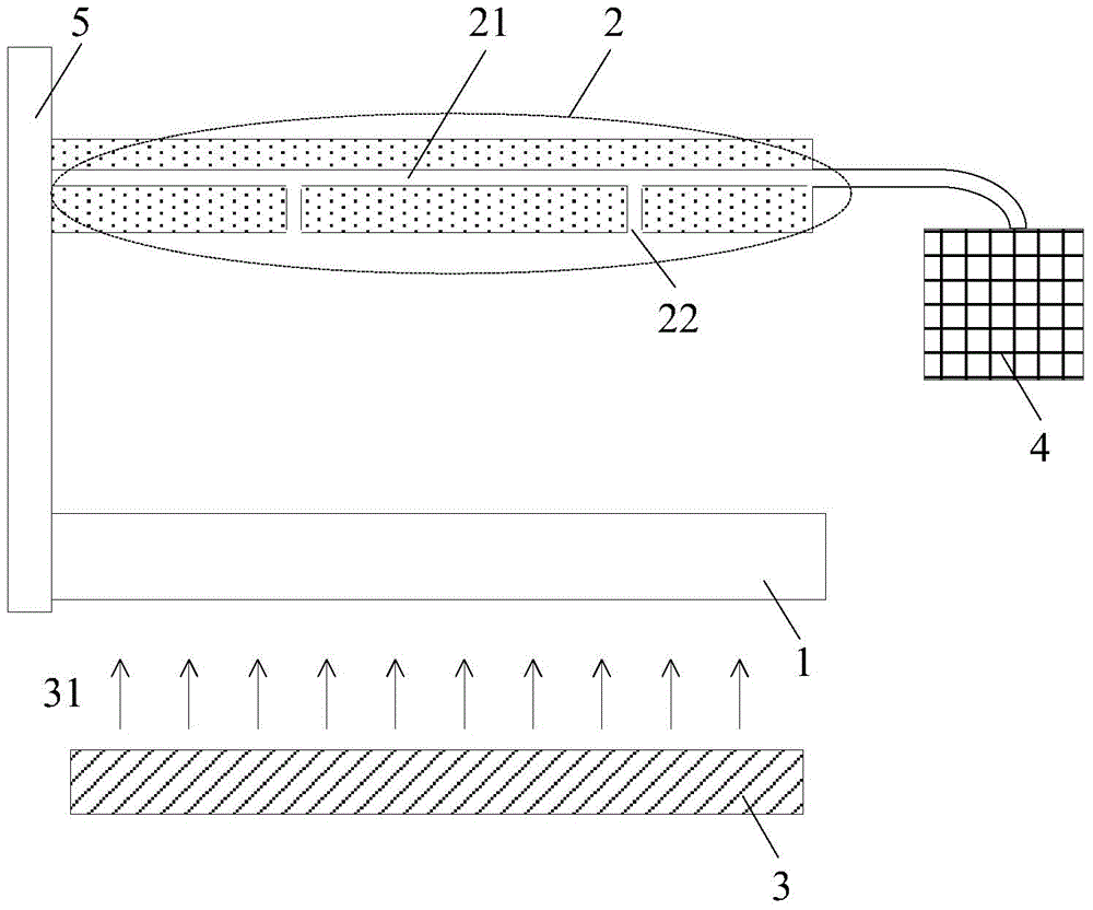 Peeling device of flexible substrate and peeling method of flexible substrate