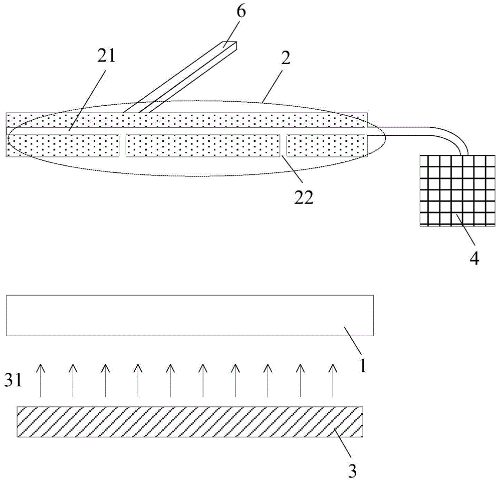 Peeling device of flexible substrate and peeling method of flexible substrate