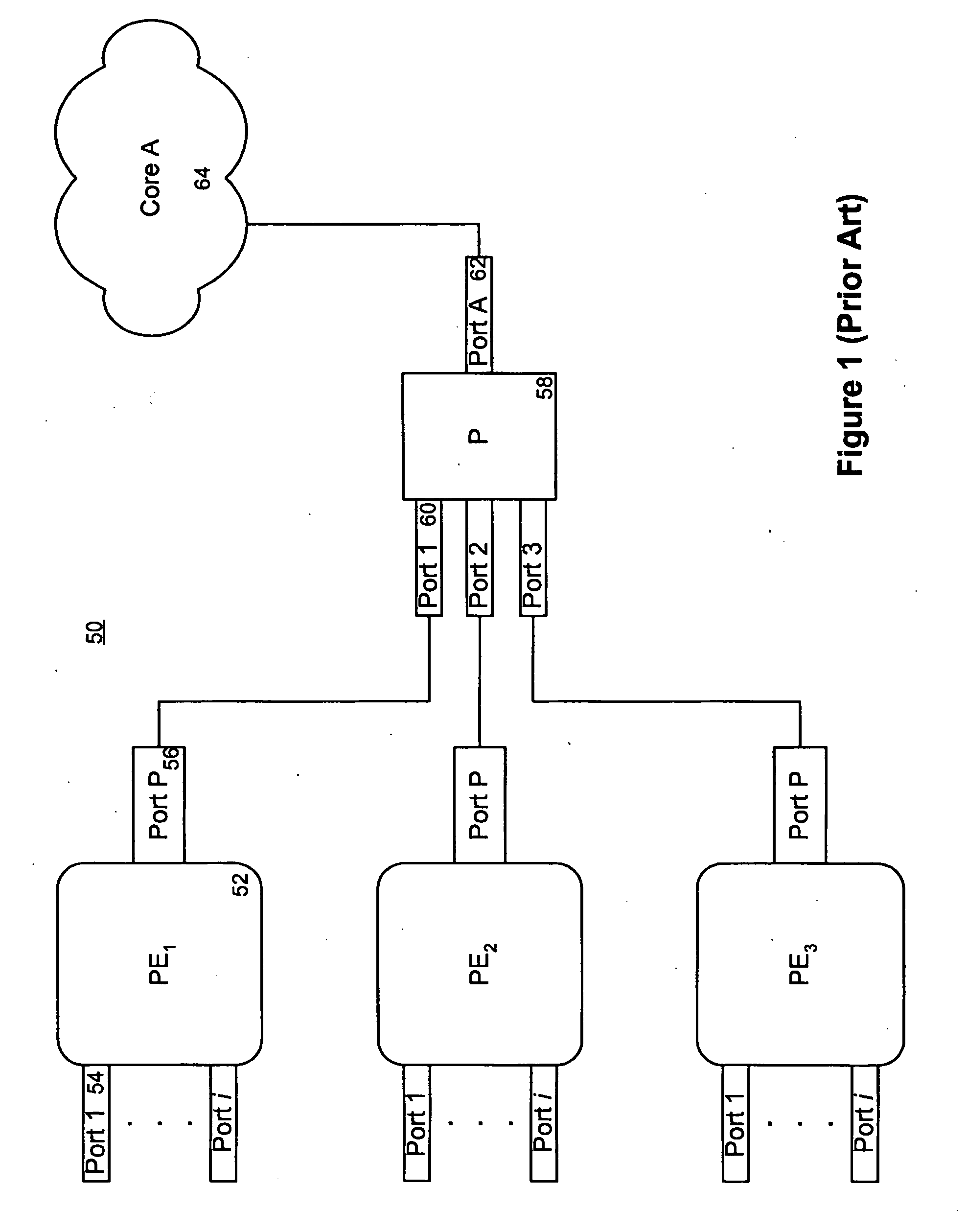 Network visible inter-logical router links