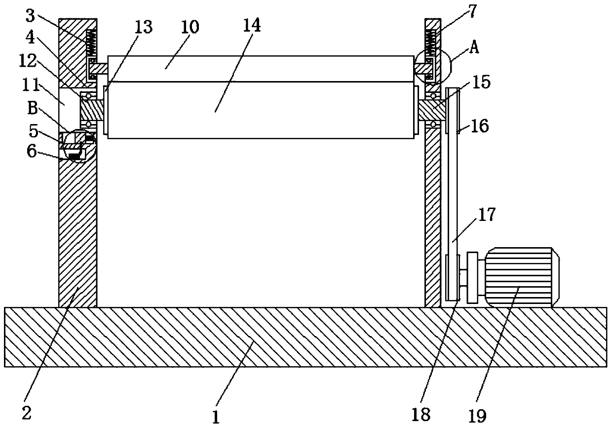 Anti-crease cloth rolling device capable of automatically shearing for spinning