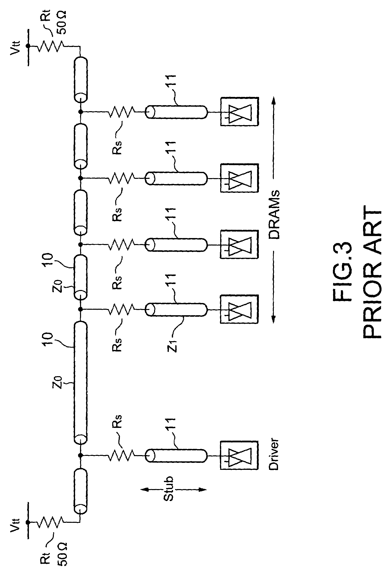 Semiconductor unit having two device terminals for every one input/output signal