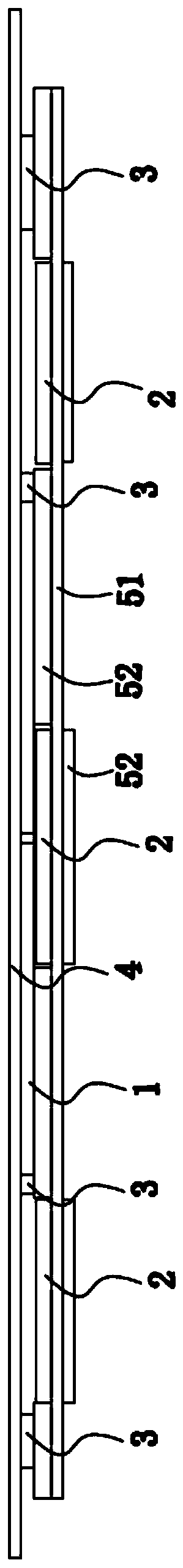 High stability shading adhesive tape and processing method thereof