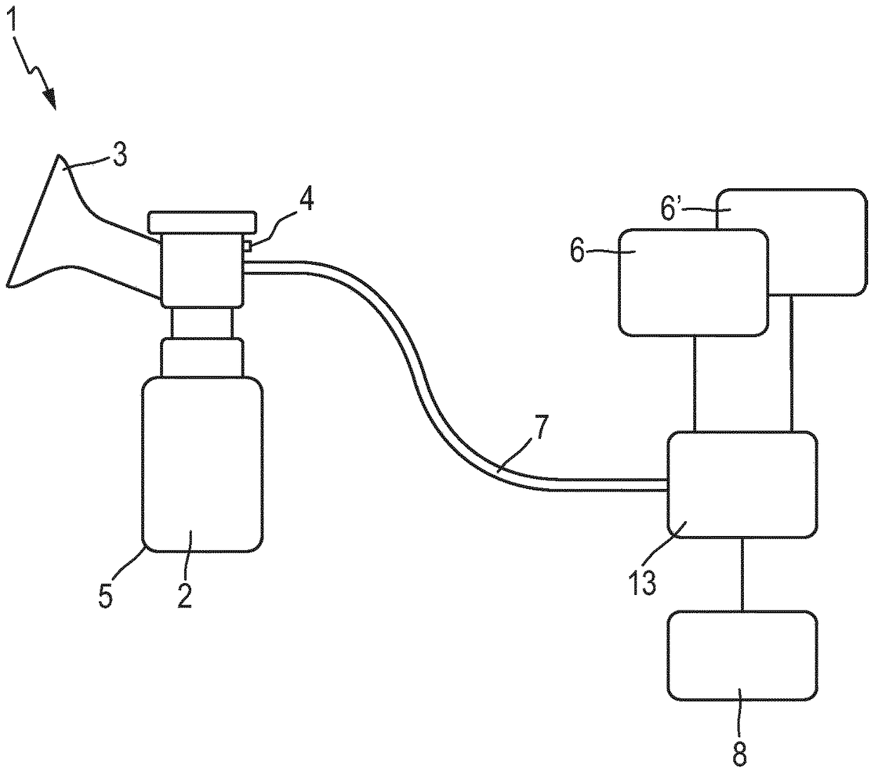 Breast pump and method for operation