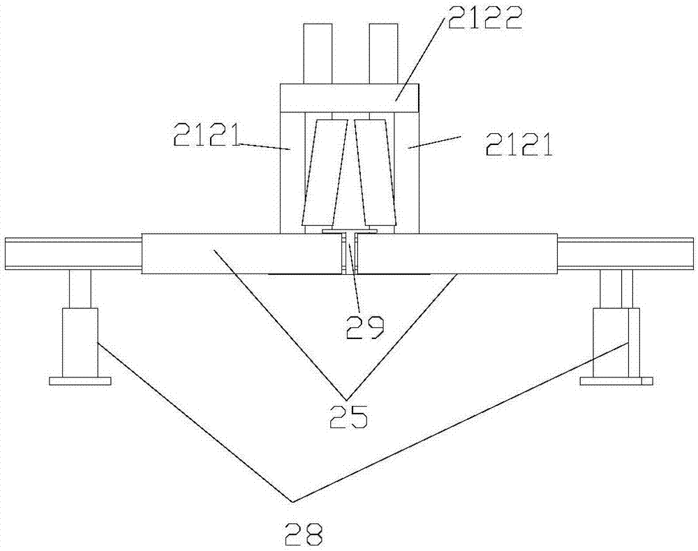 Monorail crane fore-extended supporting operation platform and method