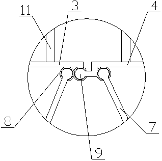 Aluminum-wood combined suit door and installation method thereof