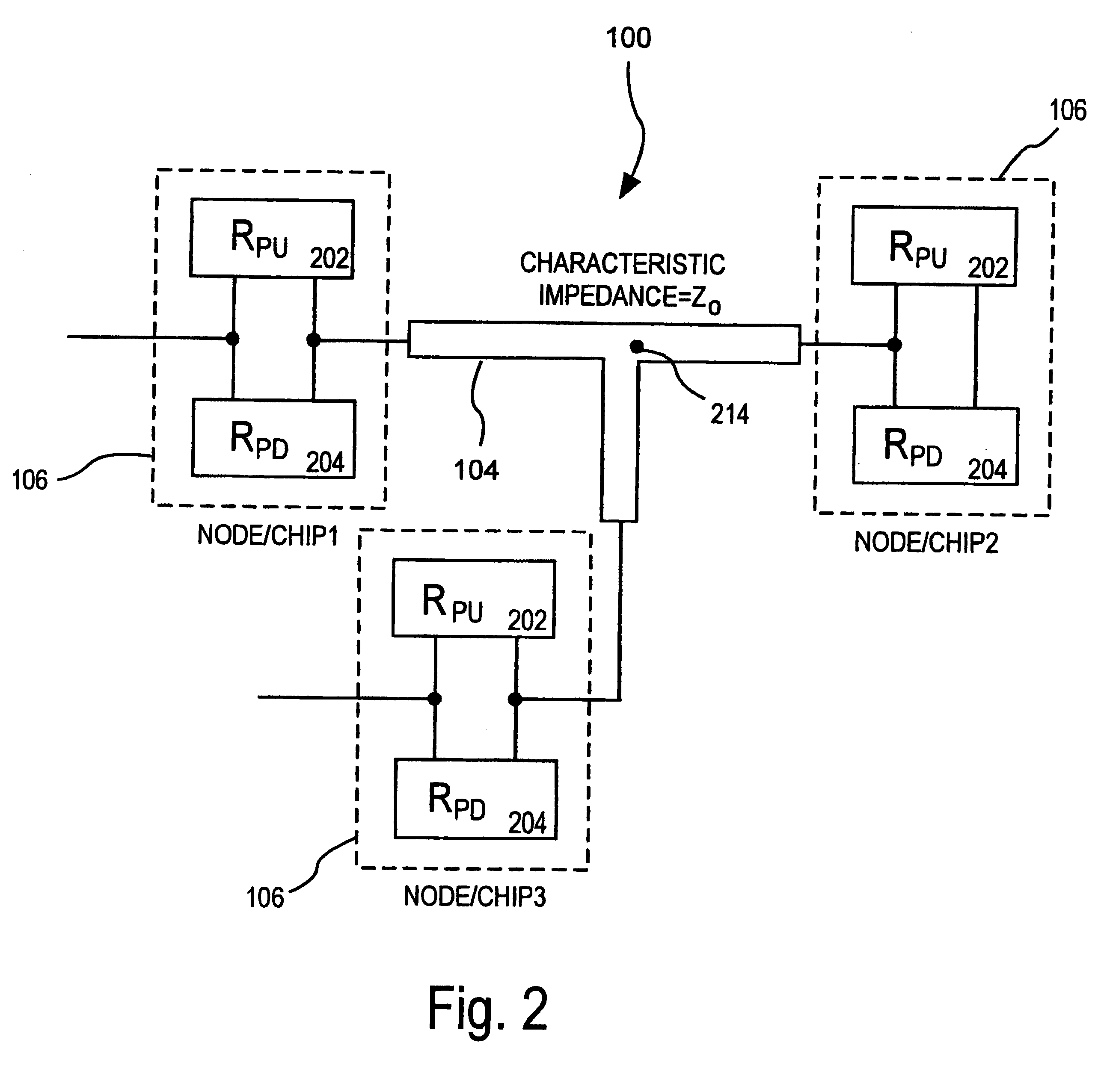 Termination of transmission lines using simultaneously enabled pull-up and pull-down circuits