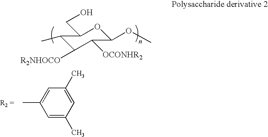 Separating agent for enantiomeric isomers