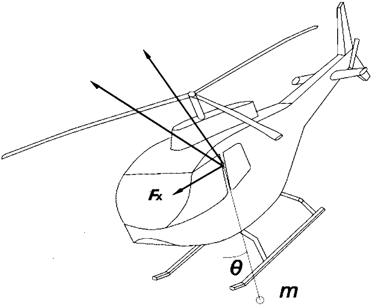 A Time-varying Divide Method Applied to Helicopter Suspension Load Swing Angle Stabilization