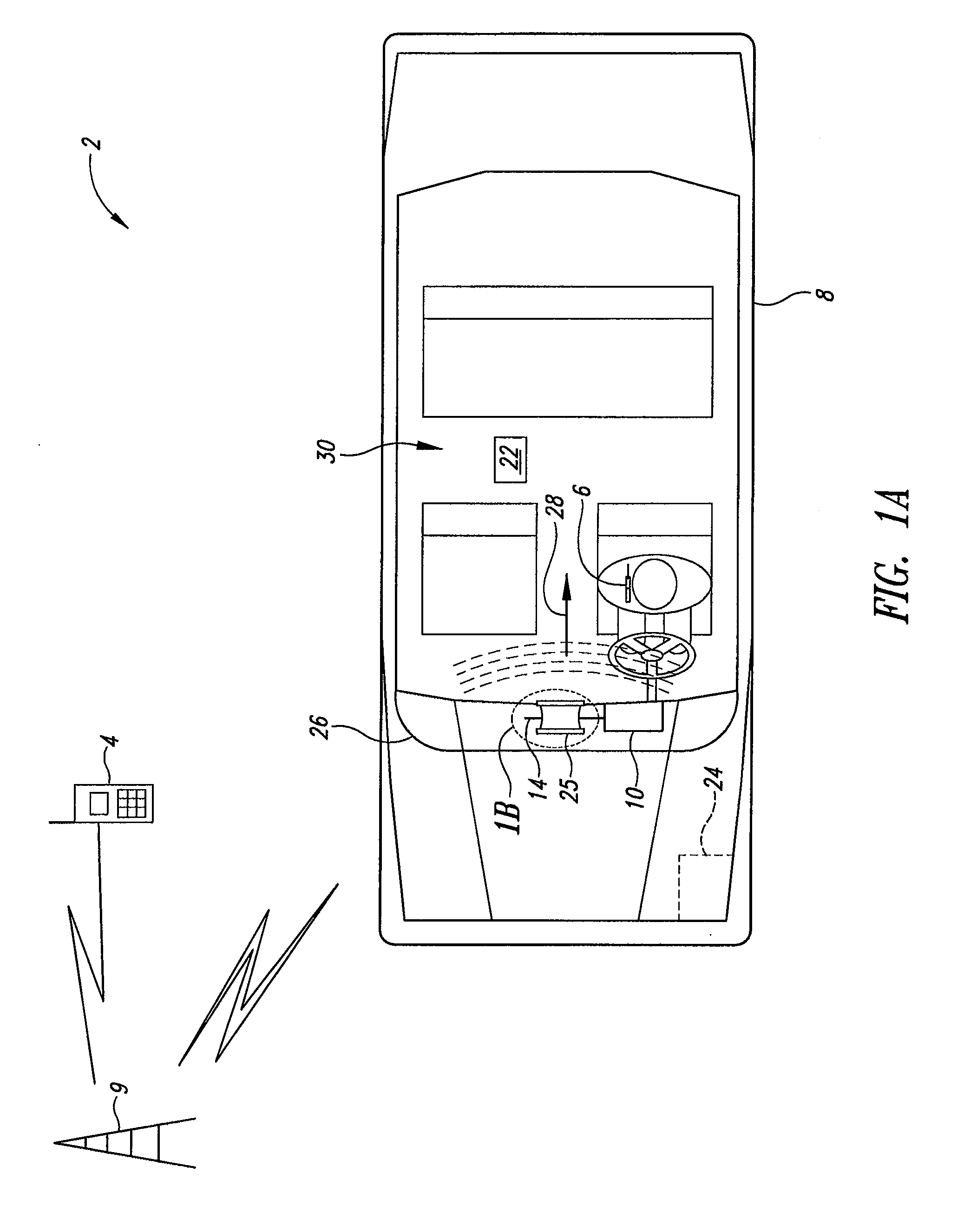 Apparatus and method for interfering with wireless communications devices in response to transmission power detection