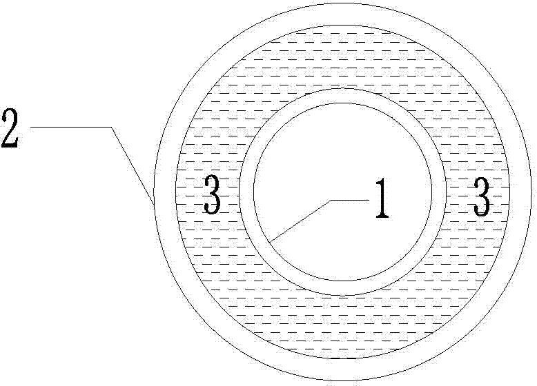 Monitoring pipe and vacuum film connecting structure and connecting construction method in soft foundation treatment