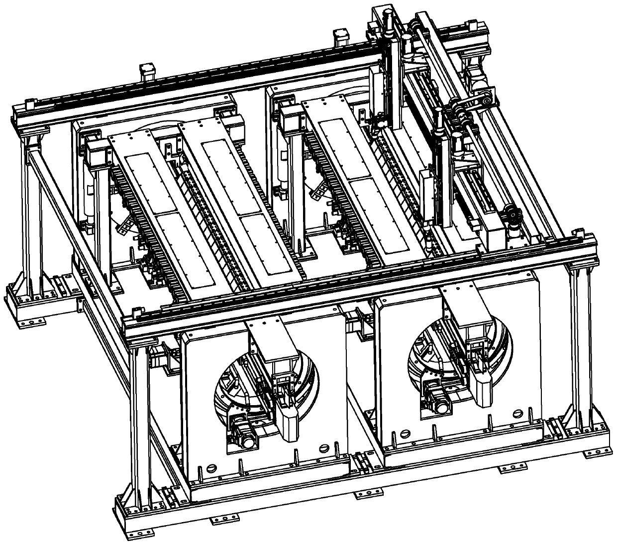 Tunnel type welding system and operation method thereof