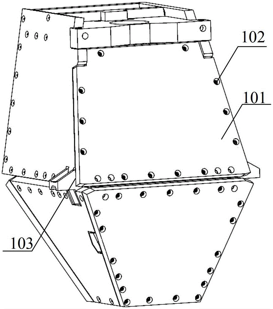 Objective lens frame connector