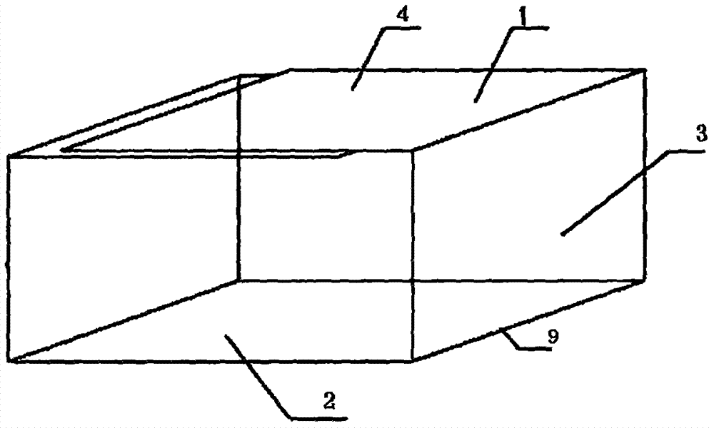 Cast-in-situ floor filled with special necking netted box-shaped cavity component