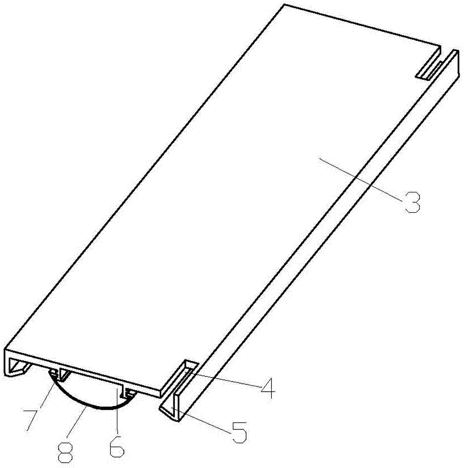 A special lamp structure for water jet loom