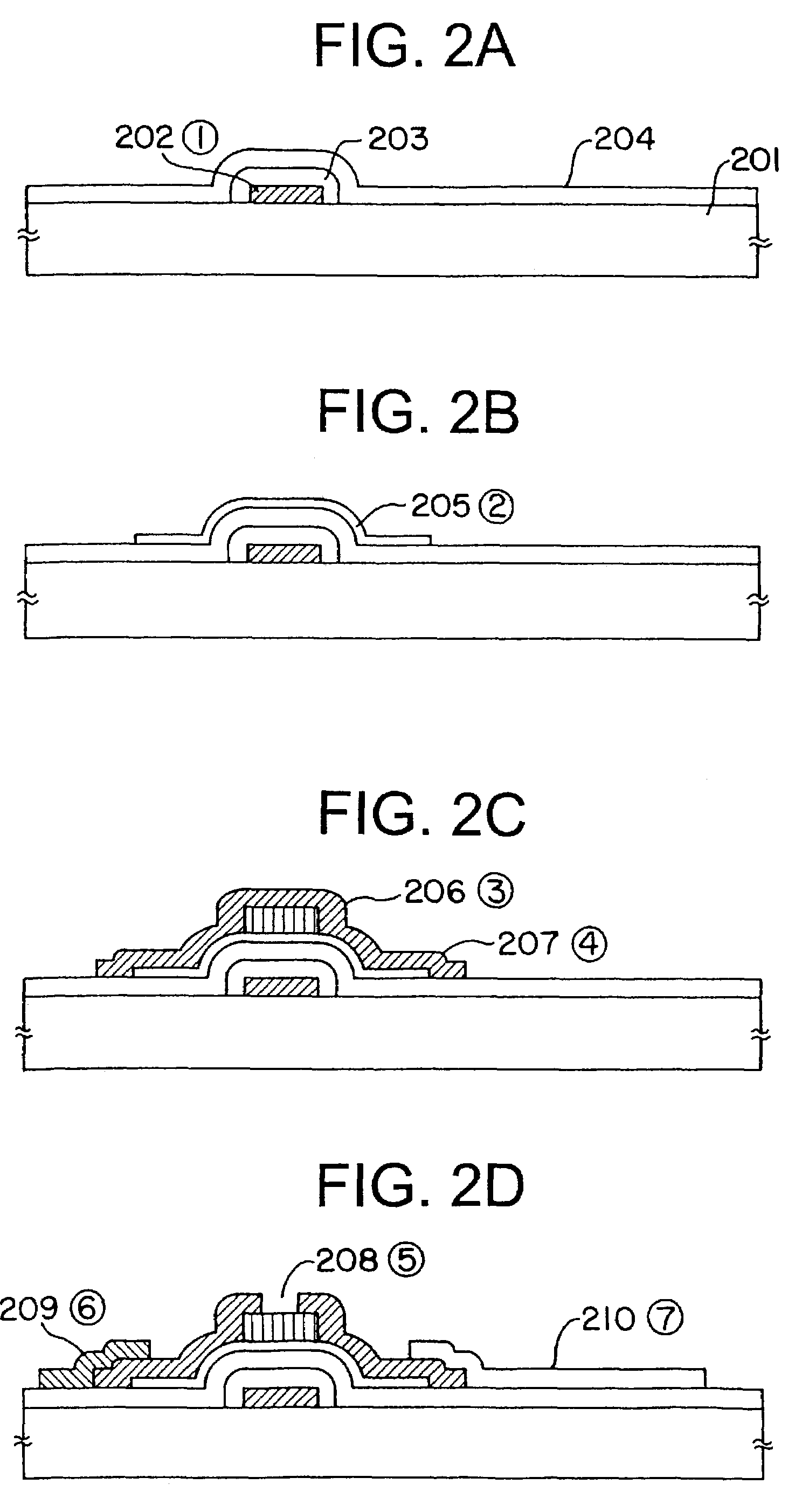 Insulated gate semiconductor device and process for fabricating the same